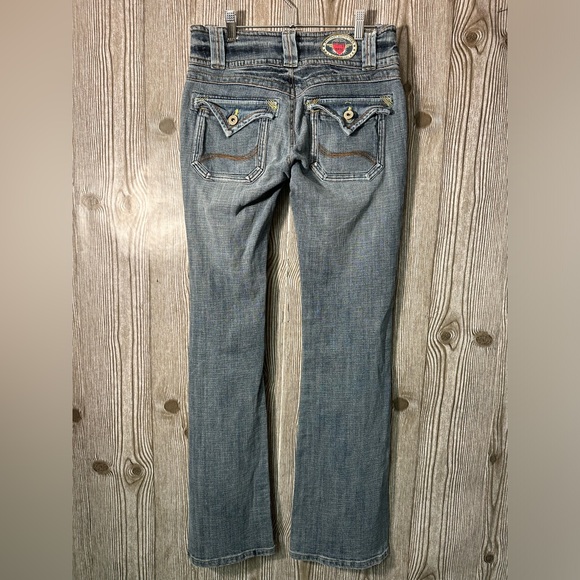 Vintage 2000’s Low Rise Z. Cavaricci Flare Jeans Sz 7 - Picture 3 of 6